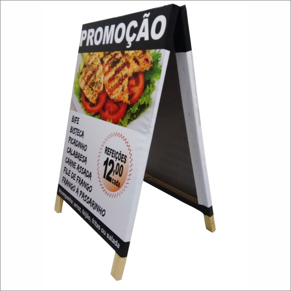 Cavalete com Lona em Curitiba - Comunicação Visual em Curitiba