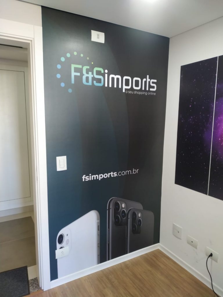 adesivo com logomarca para parede - Comunicação Visual em Curitiba ...